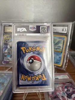 Pokemon TCG Kabutops Holo Rare Unlimited Card 9/62 Fossil PSA 7 - Image 2