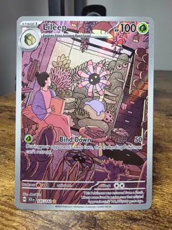 Pokemon TCG Lileep Card Stellar Crown 145/142 NM - Image 1