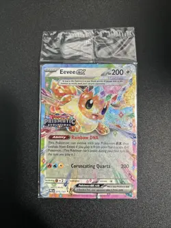 Eevee ex Prismatic Evolutions Stamp 075/131 Miscellaneous Cards & Products Holo - Image 1