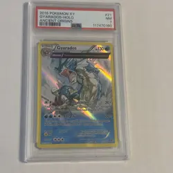 Pokemon TCG Gyarados Holo Rare Card Ancient Origins 2015 PSA 7 Slab - Image 1