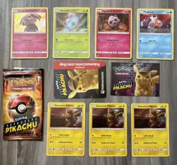 LOT Detective Pikachu Movie Cards NM Pokemon TCG 2019 Promo SM190 3 8 14 15 / 18 - Image 1