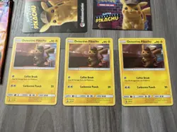 LOT Detective Pikachu Movie Cards NM Pokemon TCG 2019 Promo SM190 3 8 14 15 / 18 - Image 2