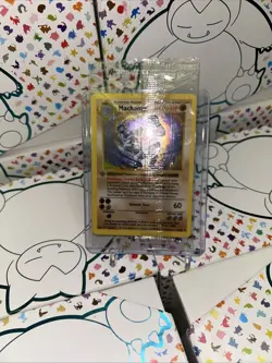 Pokemon TCG CCG Card Single - FACTORY SEALED MACHAMP 1st Ed Shadowless Base Set - Image 2