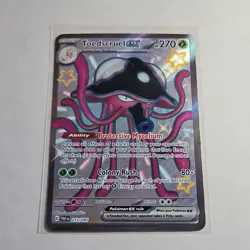 Pokemon Toedscruel ex 213/091 SV: Paldean Fates Shiny Ultra Rare Holo EX Card - Image 1