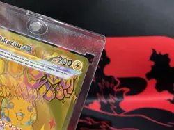 Pikachu EX Prismatic Evolutions Holo Hyper Rare Gold Card 179/131 SV - Image 2