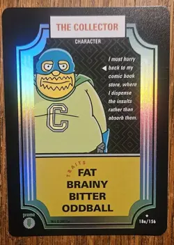 2003 The Simpsons TCG Rare THE COLLECTOR Promo Card #18a/156 - Image 1