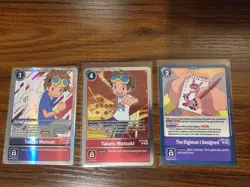The complete Digimon Line of Gallantmon with 2 tamer cards & 1 option card. - Image 5
