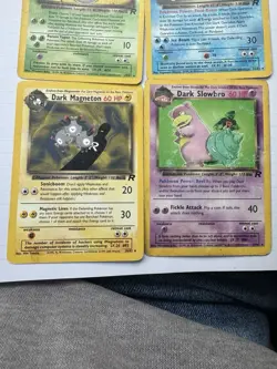 Lot Of (5) Team Rocket Cards Base Rare Played - Image 2