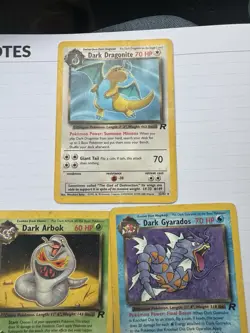 Lot Of (5) Team Rocket Cards Base Rare Played - Image 4