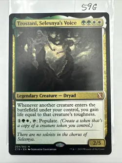NM Trostani, Selesnya's Voice, MTG, Commander 2019, Magic the Gathering, 204 - Image 2