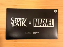 Iron Man FOIL Secret Lair -- Sealed Marvel MtG Magic New Rainbow Foil - Image 1