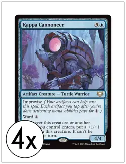 4x Kappa Cannoneer, Edge of Eternities Commander, Magic MTG NM - Image 1