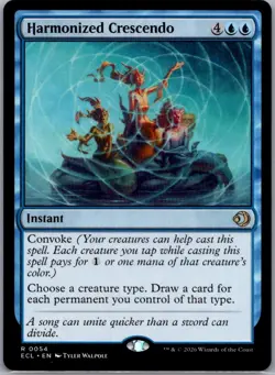 Harmonized Crescendo (R) #54 Lorwyn Eclipsed MTG NM - Image 1