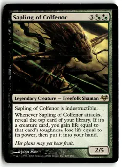 MTG Sapling of Colfenor - Eventide Heavily Played English - Image 1