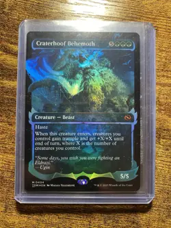 Craterhoof Behemoth (English Showcase) Tarkir: Dragonstorm Foil TDM0404 - Image 1