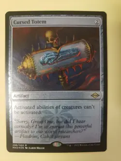 Cursed Totem #295 Modern Horizons 2 FOIL NM MTG - Image 1