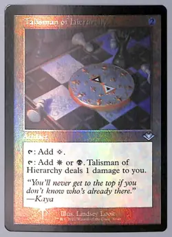 Talisman of hierarchy - Retro Frame - Foil - 36 - Modern Horizons (MH1) MTG - Image 1