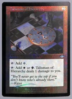 Talisman of hierarchy - Retro Frame - Foil - 36 - Modern Horizons (MH1) MTG - Image 3