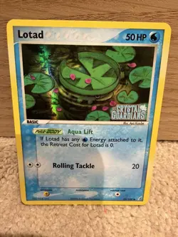 Lotad 55/100 EX Crystal Guardians Reverse Holo Stamped Pokemon Card 2006 - Image 1