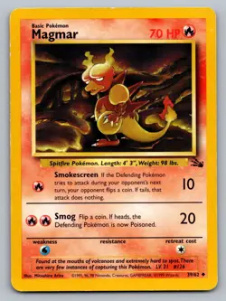 Pokemon TCG Fossil Magmar #39 - Image 1