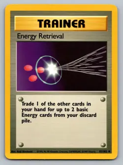 Pokemon TCG Base Set Energy Retrieval 081/102 - Image 1