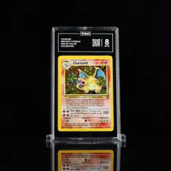 Pokemon TCG Charizard 004/130 Base Set 2 Holo TAG 8 - Image 3