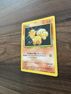 Vulpix Base Set Pokemon TCG 68/102 Unlimited Common LP - Image 4