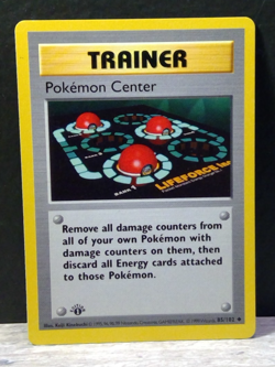 Pokemon TCG Pokemon Center 1st Edition 85/102 - Shadowless Base Set Trainer - Image 1