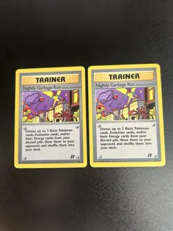 Pokemon Nightly Garbage Run 77/82 Team Rocket Uncommon Unlimited WOTC Collection - Image 1