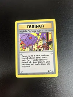 Pokemon Nightly Garbage Run 77/82 Team Rocket Uncommon Unlimited WOTC Collection - Image 3