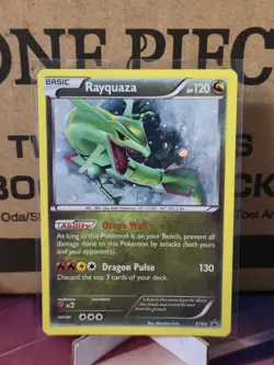 Rayquaza XY64 Cosmo Holo Black Star Promo LP Pokemon TCG - Image 1