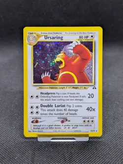 Ursaring 15/75 Neo Discovery Pokemon Card Holo Rare WOTC Played - Image 1