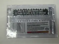 1 Pokemon Topps The First Movie Sealed Unopened Booster Pack Blue Logo - Image 2