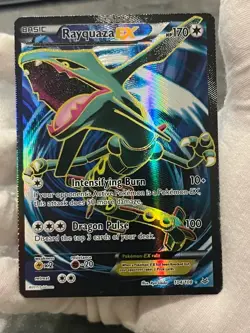 Pokemon TCG Rayquaza EX 104/108 Roaring Skies Holo Full Art LP - Image 3