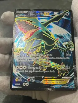 Pokemon TCG Rayquaza EX 104/108 Roaring Skies Holo Full Art LP - Image 4