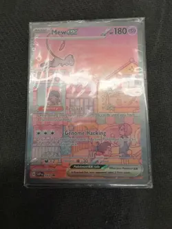 Mew EX SVP 053 Pokemon TCG 151 Promo Full Art SEALED - Image 1