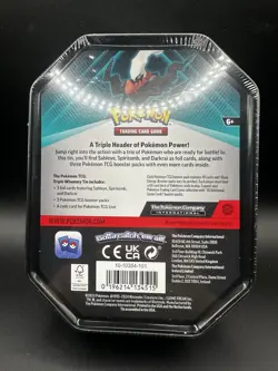 Pokemon - Triple Whammy Collector Tin - Darkrai - Factory Sealed - Image 2