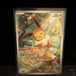 Pokemon Eevee TCG 173 Illustration Rare Black Star Promo Prismatic Evolution NM - Image 3
