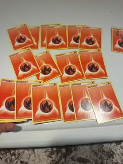 18x Pokemon Fire Energy - EX Era 2005 - Basic Energy - NM Lot - Image 2