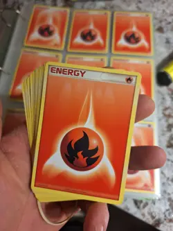 18x Pokemon Fire Energy - EX Era 2005 - Basic Energy - NM Lot - Image 4