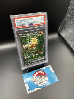 PSA 9 - Gouging Fire EX 204/162 SIR - 2024 Pokemon SV05: Temporal Forces - Image 3