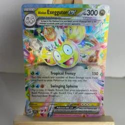 Alolan Exeggutor EX 133/191 Surging Sparks Holo Double Rare Pokemon Light Play+ - Image 1