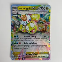 Alolan Exeggutor EX 133/191 Surging Sparks Holo Double Rare Pokemon Light Play+ - Image 3