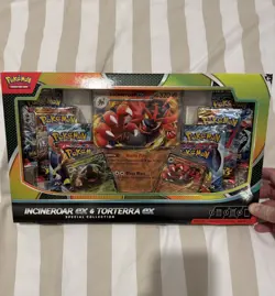 Pokemon TCG Incineroar Ex & Torterra Ex Special Collection Box Destined Rivals - Image 1