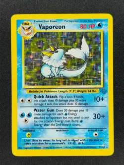Vaporeon Holo 12 Pokemon Jungle 1999 MP 🔥🔥🔥 - Image 1