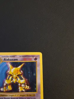 Pokemon TCG Alakazam Base Set 1/102 Holo Shadowless Holo Rare - Image 4