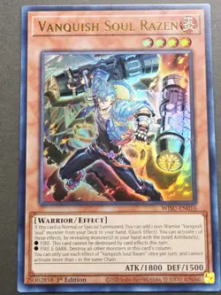 Yugioh Vanquish Soul Razen WISU-EN016 Ultra Rare 1st Ed NM - Image 1