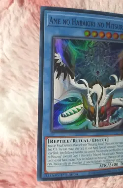 Yu-gi-oh! Ame no Habakiri no Mitsurugi ALIN-EN092 Super Rare 1st Edition - Image 2