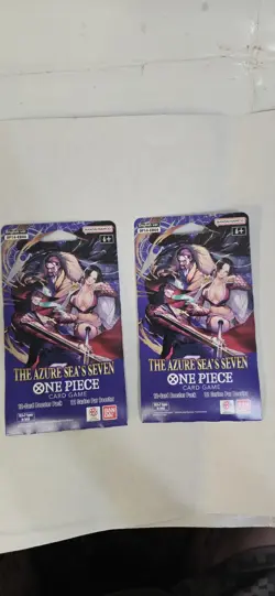 One Piece CCG OP14-EB04 Sleeved Booster Pack New Sealed Lot Of 2 Fast Shipping - Image 1