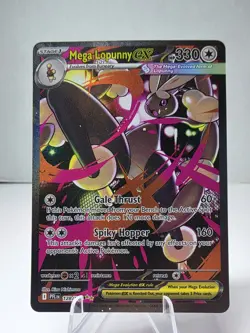 Mega Lopunny ex 128/094 Me02: Phantasmal Flames Holo One Piece Cards - Image 1